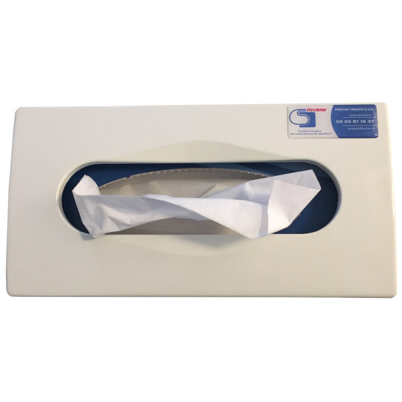 DISTRIBUTEUR MOUCHOIRS ABS BLANC