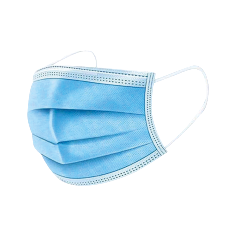 MASQUES CHIRURGICAUX BLEU 3 PLIS